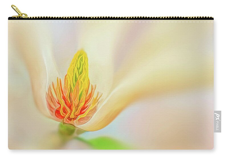Magnolia Zip Pouch featuring the digital art Magnolia Dream by Kevin Lane