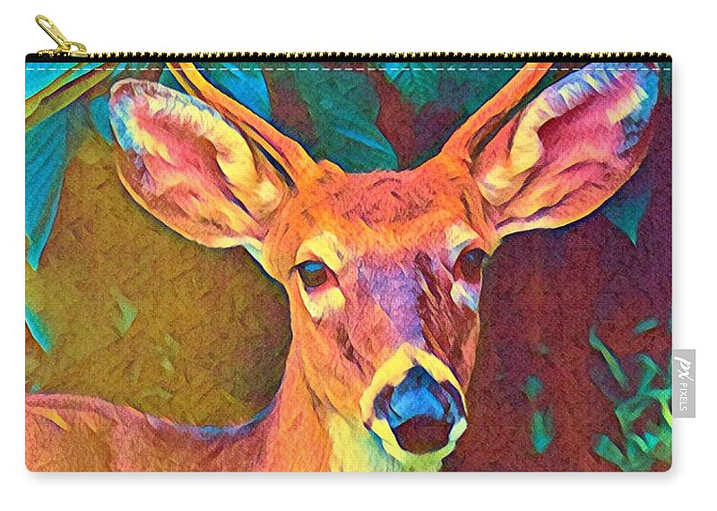 Majestic Carry-all Pouch featuring the painting Majesty by Juliette Becker