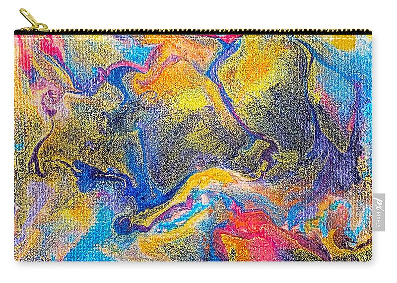 Abstract Carry-all Pouch featuring the painting Mangroves by Christine Bolden