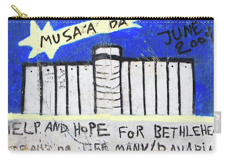 Blue Zip Pouch featuring the photograph Many Bavaria For Bethlehem by Munir Alawi
