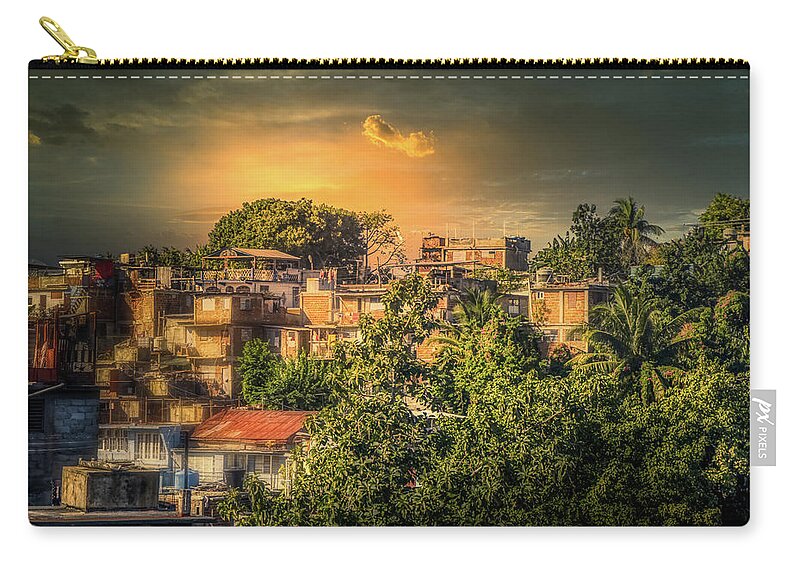 Mariana Zip Pouch featuring the photograph Mariana de la Torre by Micah Offman