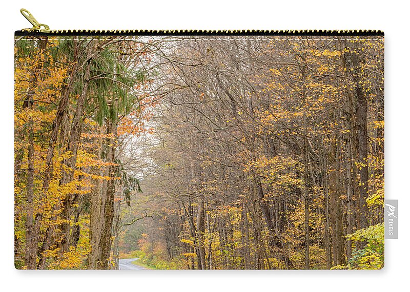Landscape Zip Pouch featuring the photograph Markham Hollow Road by Rod Best
