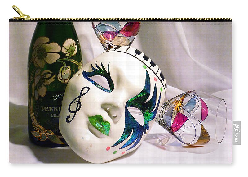Mask Carry-all Pouch featuring the photograph Masquerade by Gigi Dequanne