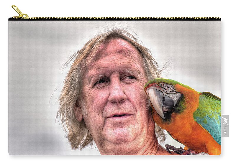 Parrot Zip Pouch featuring the photograph Mates by Wayne King