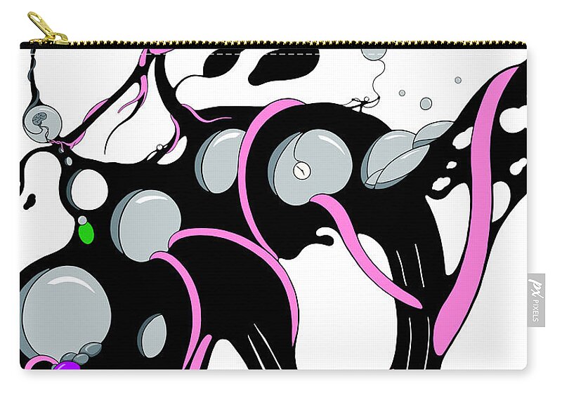 Elephant Carry-all Pouch featuring the digital art Matriarch by Craig Tilley