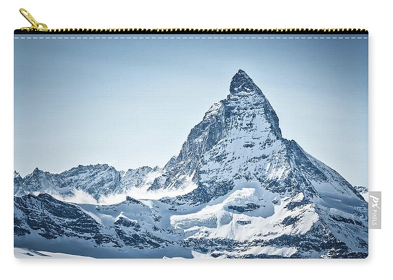 Resolution Zip Pouch featuring the photograph Matterhorn by Rick Deacon