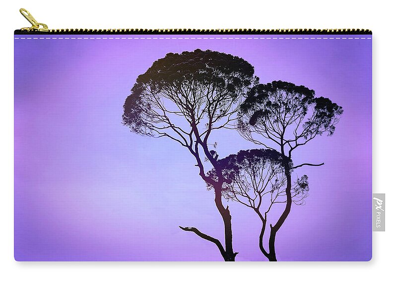 Mauve Morning Zip Pouch featuring the photograph Mauve Morning by Susan Maxwell Schmidt