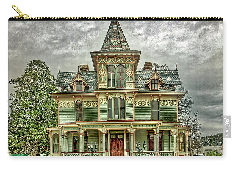 House Zip Pouch featuring the photograph Max Hoffman House by Jerry Gammon