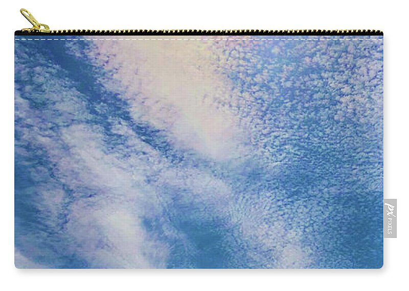 Blue Sky Carry-all Pouch featuring the photograph May 10 by Medge Jaspan