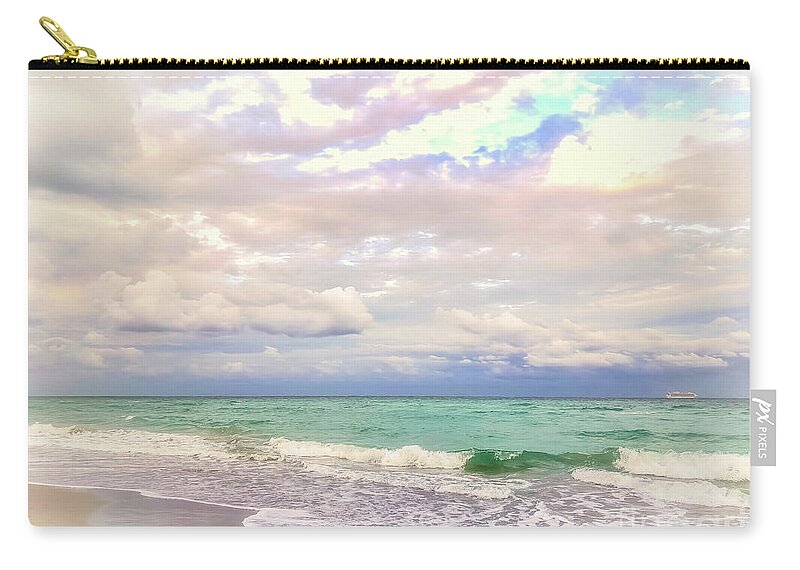 Clouds Zip Pouch featuring the photograph Meditation by Danielle McGuy