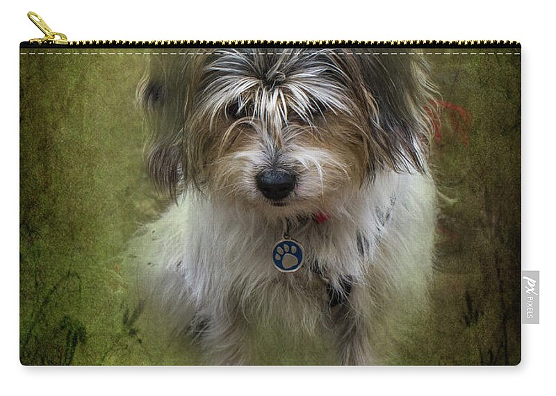 Westie Zip Pouch featuring the photograph Megan by Elaine Teague