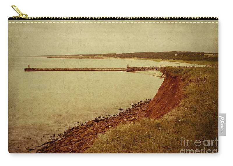 Canada Zip Pouch featuring the photograph Memories of the Shore by RicharD Murphy