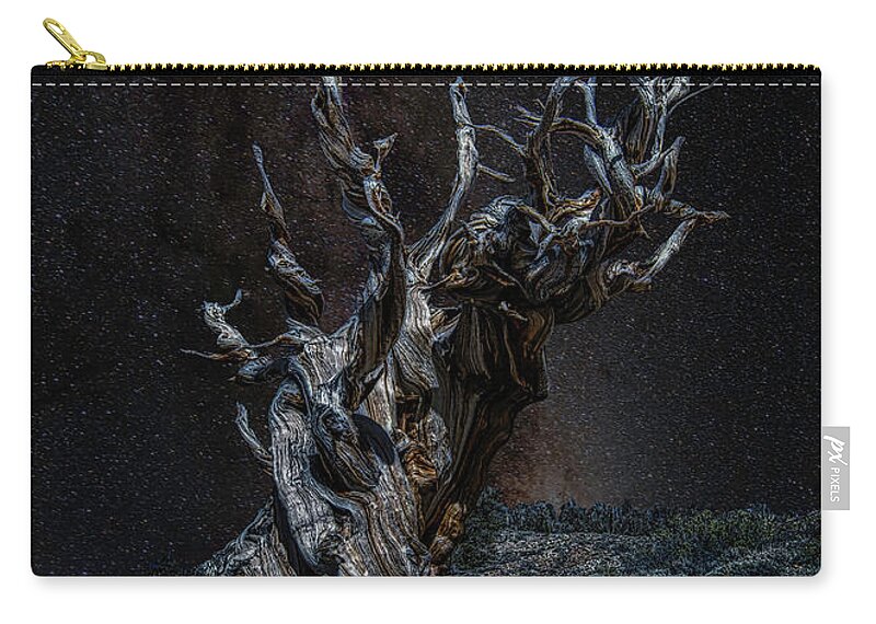 Landscape Carry-all Pouch featuring the photograph Methuselah Night Sky by Romeo Victor