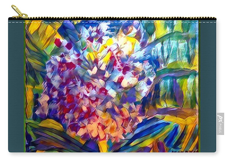  Zip Pouch featuring the photograph Milkweed Painting by Shirley Moravec