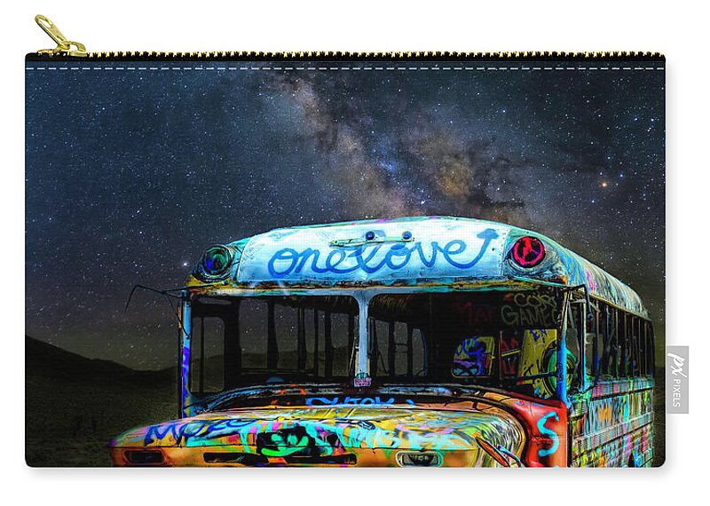 2020 Zip Pouch featuring the photograph Milky Way Over Mojave 6 by James Sage