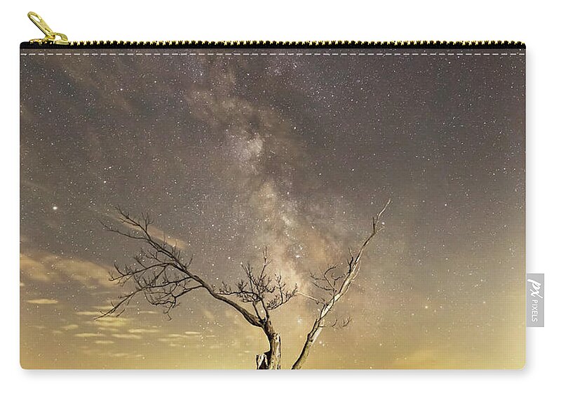 Milky Way Zip Pouch featuring the photograph Milky Way by Travis Rogers