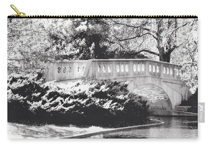 Eden Park Zip Pouch featuring the painting Twin Lakes 2 by Suzzanna Frank