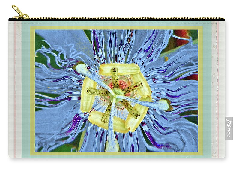  Zip Pouch featuring the photograph More Passion by Shirley Moravec
