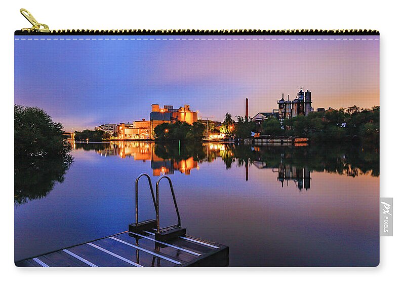 Europe Zip Pouch featuring the photograph Morning has broken by Alexander Farnsworth