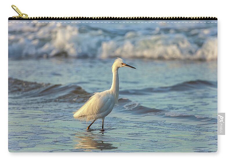 American Wildlife Zip Pouch featuring the photograph Morning Hunt by Jonathan Nguyen