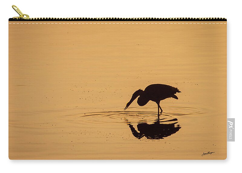 Sunrise Zip Pouch featuring the photograph Morning Mirror by Jurgen Lorenzen
