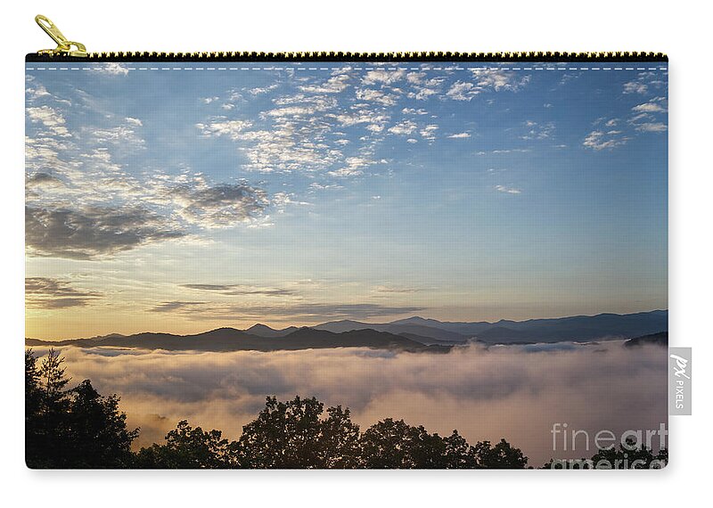 Tennessee Carry-all Pouch featuring the photograph Morning on the Foothills Parkway 4 by Phil Perkins