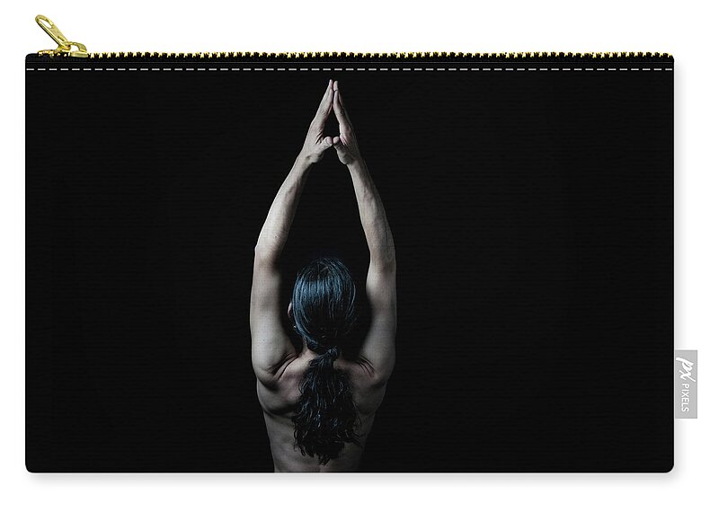 Yoga Zip Pouch featuring the photograph Mountain by Marian Tagliarino