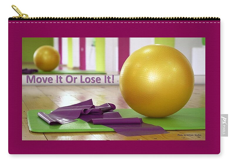 Move It Carry-all Pouch featuring the photograph Move It Or Lose It by Nancy Ayanna Wyatt