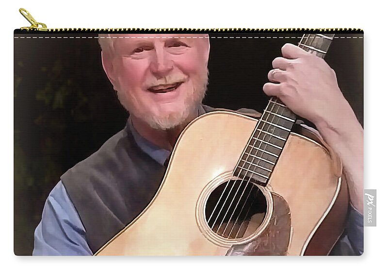 Bluegrass Zip Pouch featuring the photograph Mr. Bluegrass, Tommy Edwards by Michael Frank