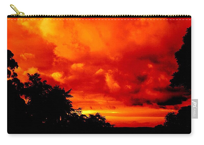 Sunrise Zip Pouch featuring the photograph My Yesterdays by VIVA Anderson