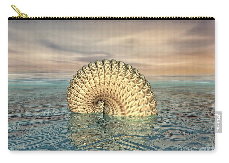 Creature Carry-all Pouch featuring the digital art Mysterious Creature by Phil Perkins