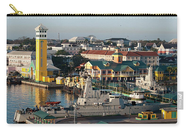 Port Zip Pouch featuring the photograph Nassau Colors by Ramunas Bruzas