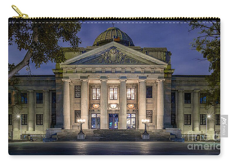 National Zip Pouch featuring the photograph National Taiwan Museum in Taipei by Traveler's Pics