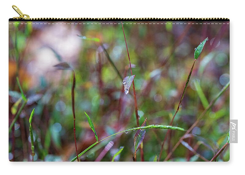 Fall Zip Pouch featuring the photograph Nature Photography - Fall Grass by Amelia Pearn