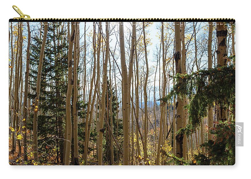 Landscapes Zip Pouch featuring the photograph Nature's Repose by Roselynne Broussard
