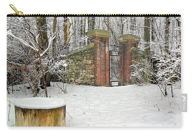Art Print Zip Pouch featuring the photograph Intrigue - Art print by Kenneth Lane Smith