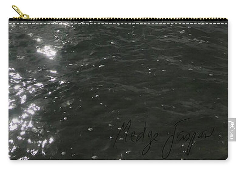 Photography Carry-all Pouch featuring the photograph Night on Lido Shore by Medge Jaspan