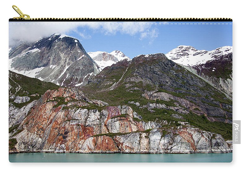 View Zip Pouch featuring the photograph No Human Land by Ramunas Bruzas