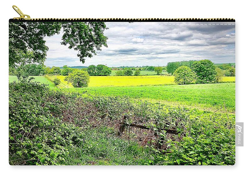 Fields Zip Pouch featuring the photograph Northamptonshire by Gordon James