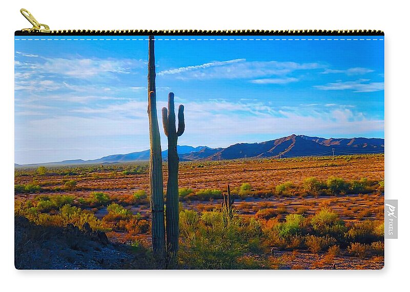 Kennedy Zip Pouch featuring the photograph Northwest Hidden Valley by Judy Kennedy