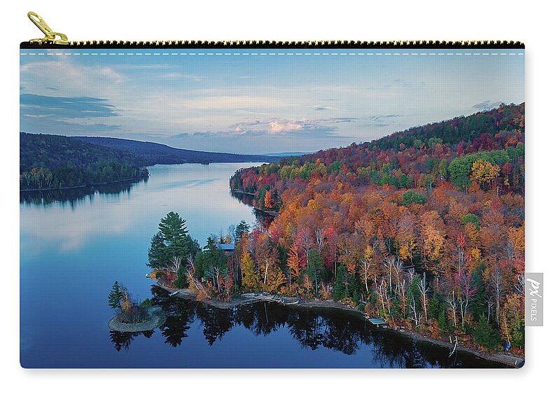 Norton Pond Carry-all Pouch featuring the photograph Norton Pond Vermont by John Rowe