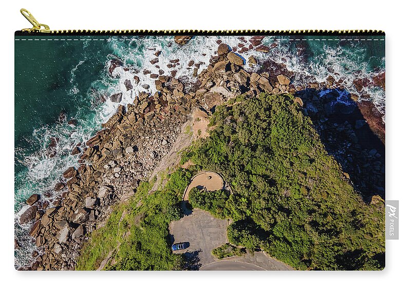 Beach Zip Pouch featuring the photograph Nth Bilgola Headland No 2 by Andre Petrov