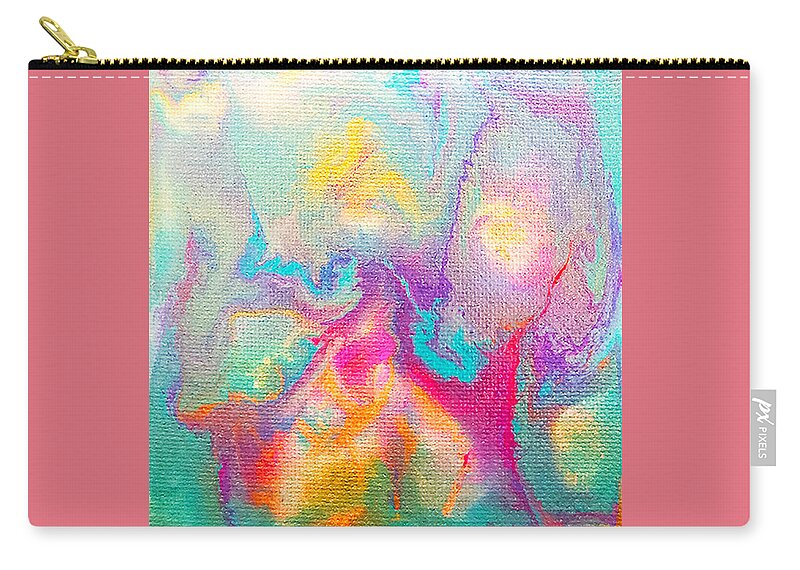 Abstract Carry-all Pouch featuring the painting Nudibranch by Christine Bolden