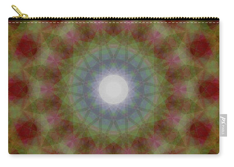  Zip Pouch featuring the digital art P-1 3l 14d by Primary Design Co
