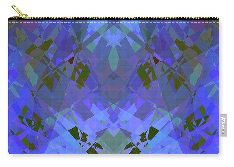  Zip Pouch featuring the digital art E-6 2l 48d by Primary Design Co