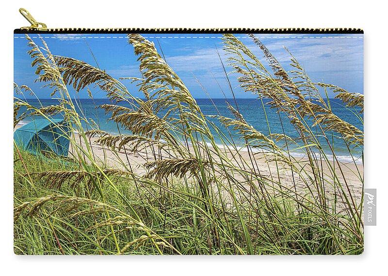 Beach Dune Zip Pouch featuring the photograph Ocean Beach Dunes by Blair Damson