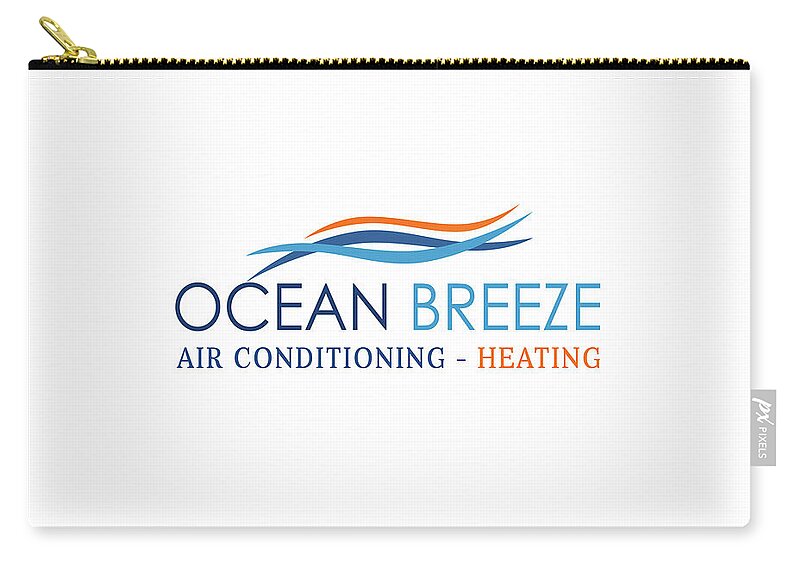 Ocean Breeze Air Conditioning Heating Zip Pouch featuring the photograph Ocean Breeze Air Conditioning by Robert Banach