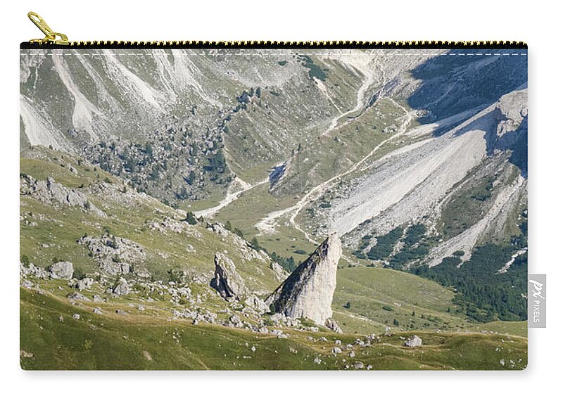 Italy Zip Pouch featuring the photograph Odle #6 by Alberto Zanoni
