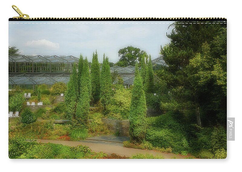 City Zip Pouch featuring the photograph Old Botanical Gardens - Hamburg by Yvonne Johnstone