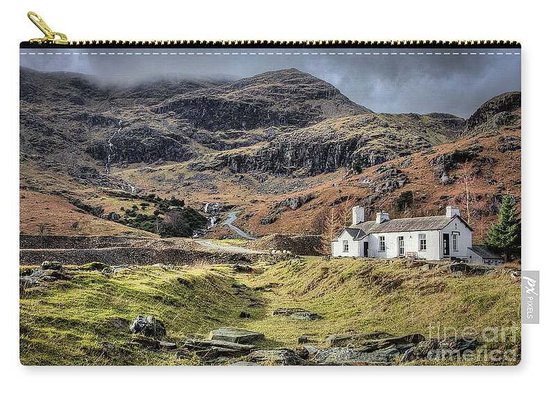 England Zip Pouch featuring the photograph Old Coniston Coppermines, Lake District by Tom Holmes